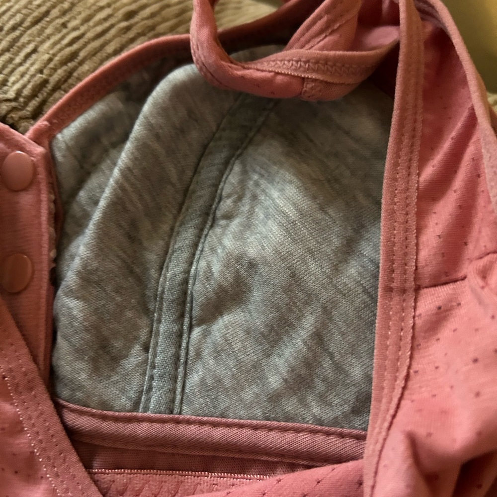 Pink Lace Trim Bra - Picture 5 of 6